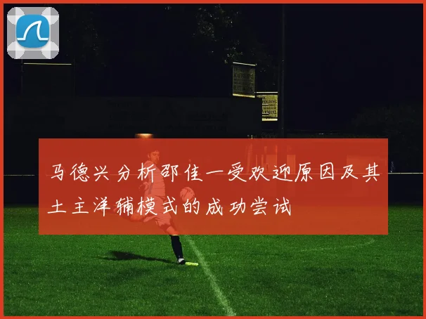 马德兴分析邵佳一受欢迎原因及其土主洋辅模式的成功尝试